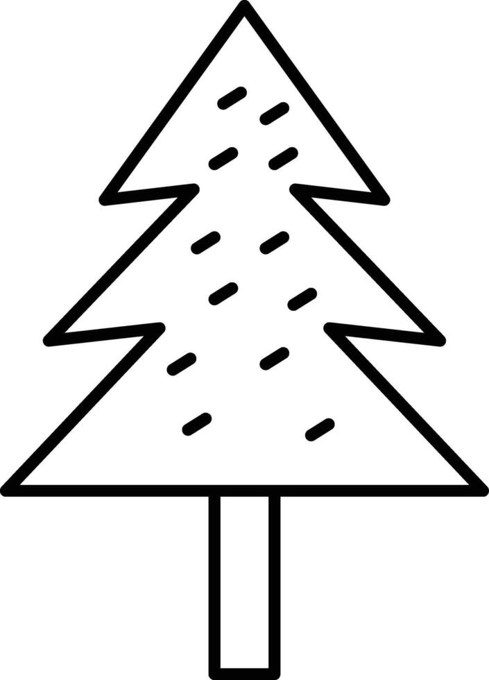 Pine Tree Icon Design For Personal and Commerial Use vector