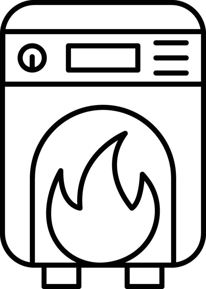 Heater Icon Design For Personal and Commerial Use vector