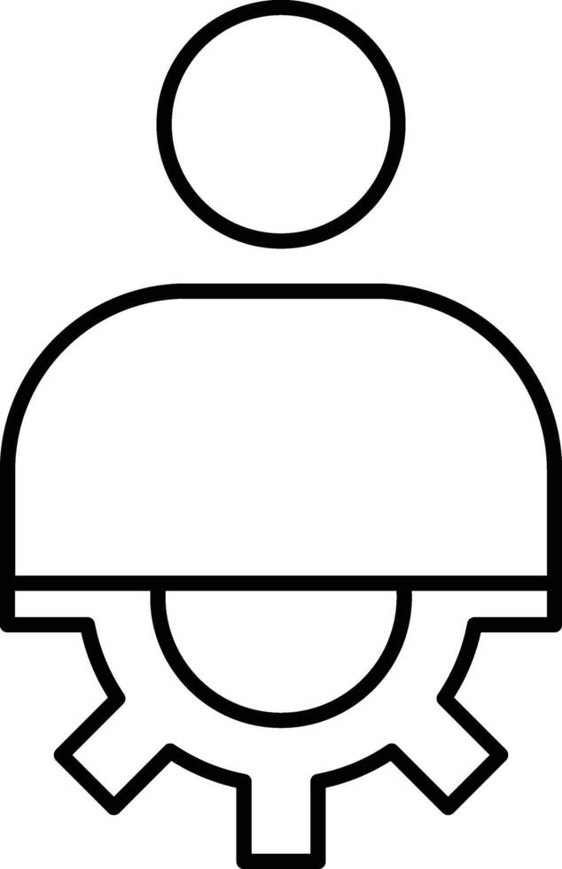 Human Resources Icon Design For Personal and Commerial Use vector