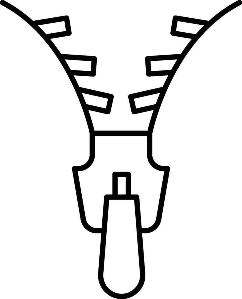 Zipper Icon Design For Personal and Commerial Use vector