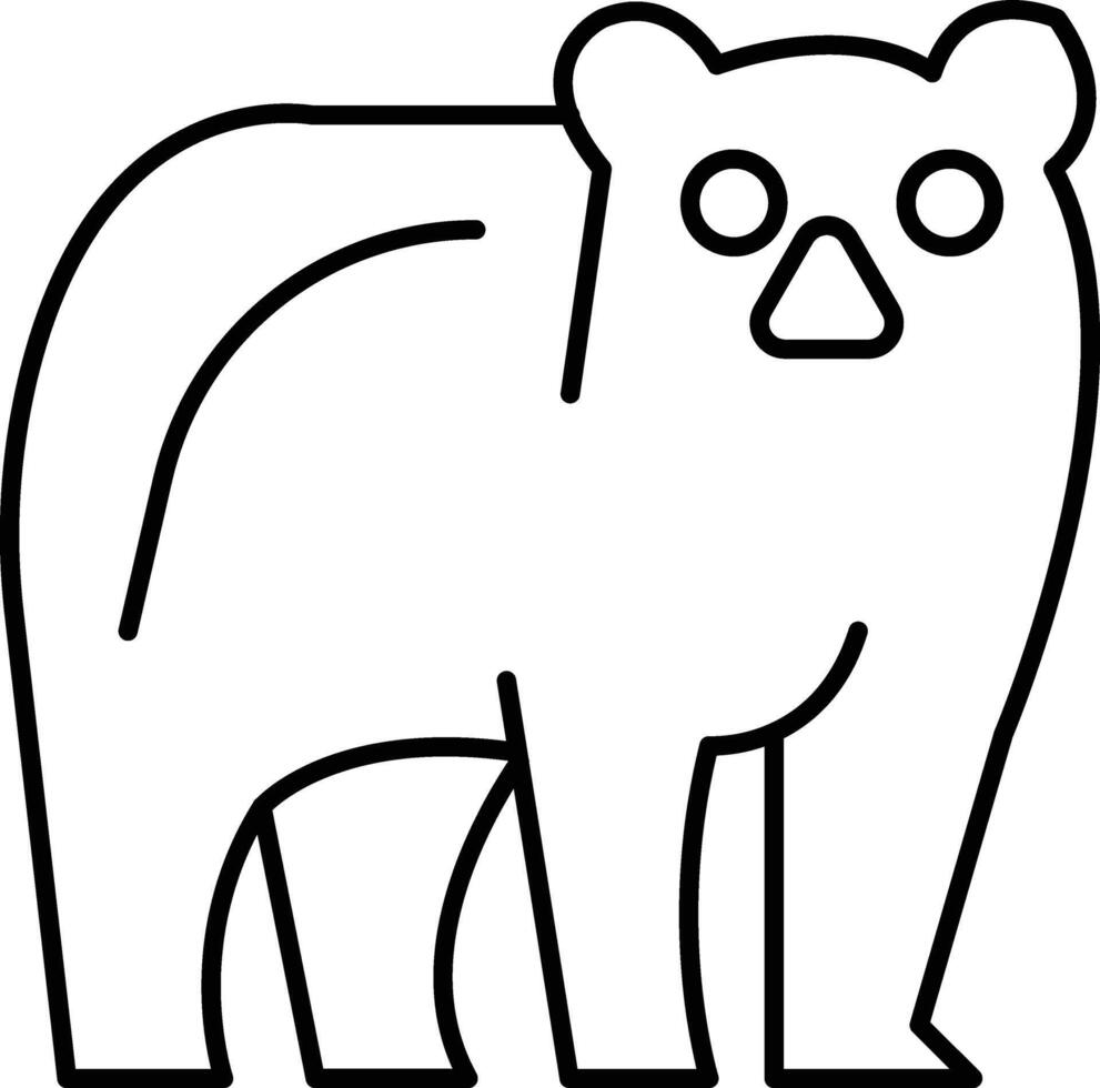 Bear Icon Design For Personal and Commerial Use vector