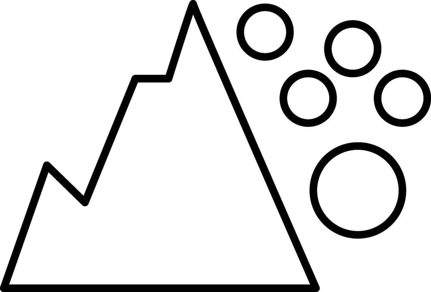 Avalanche Icon Design For Personal and Commerial Use vector