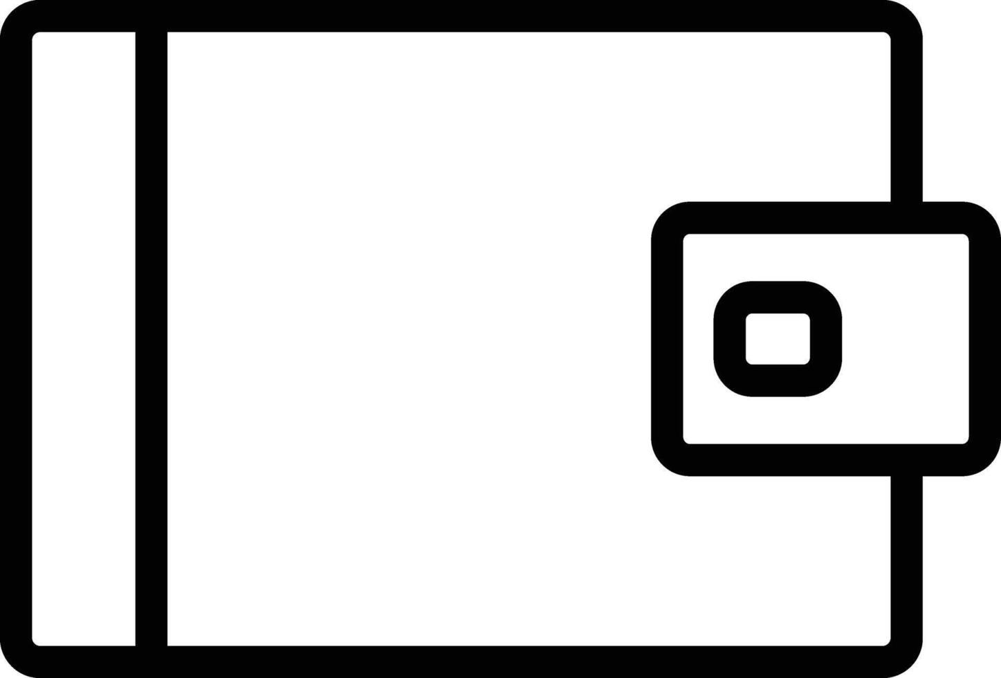 Wallet Icon Design For Personal and Commerial Use vector