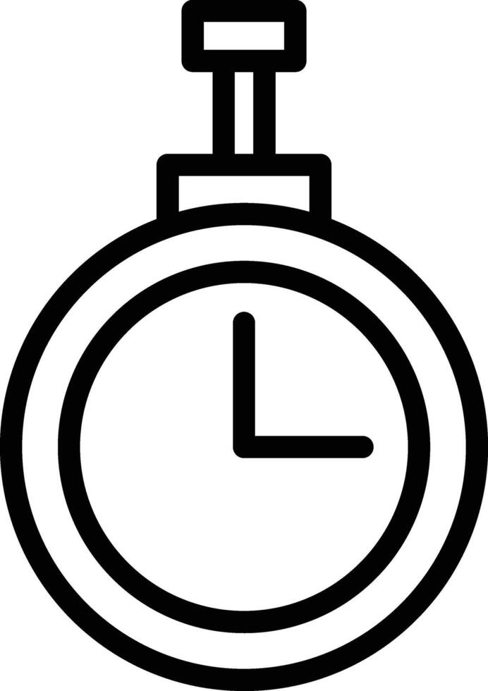 Pocket Watch Icon Design For Personal and Commerial Use vector