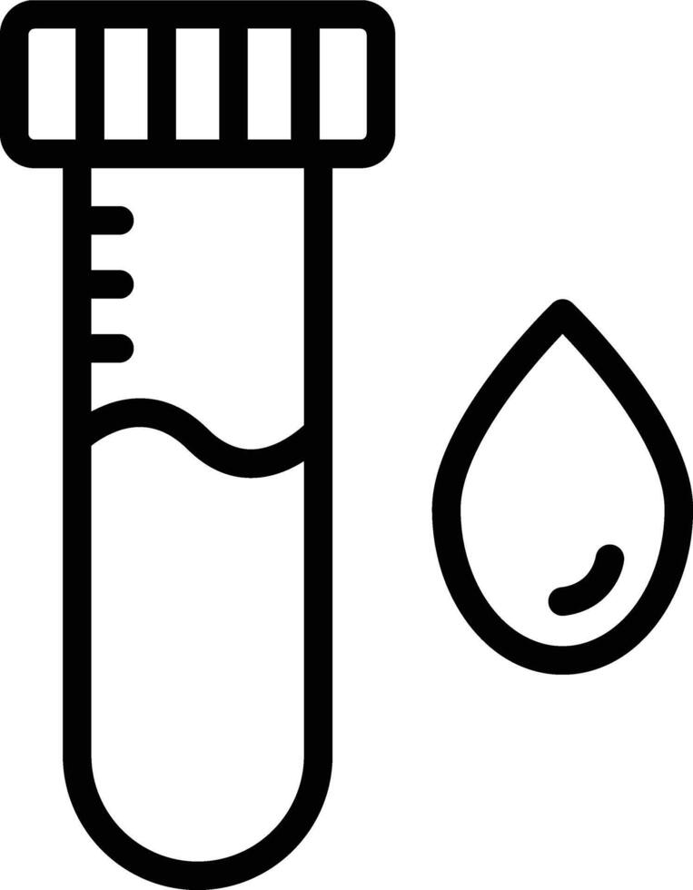 Blood Sample Icon Design For Personal and Commerial Use vector