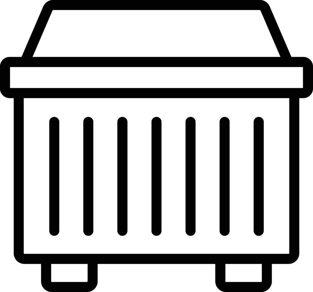 Dumpster Icon Design For Personal and Commerial Use vector