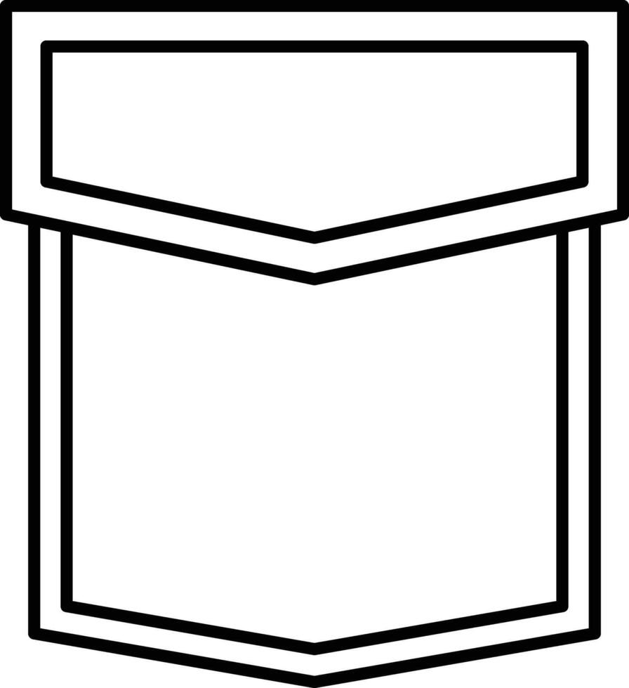 Pocket Icon Design For Personal and Commerial Use vector
