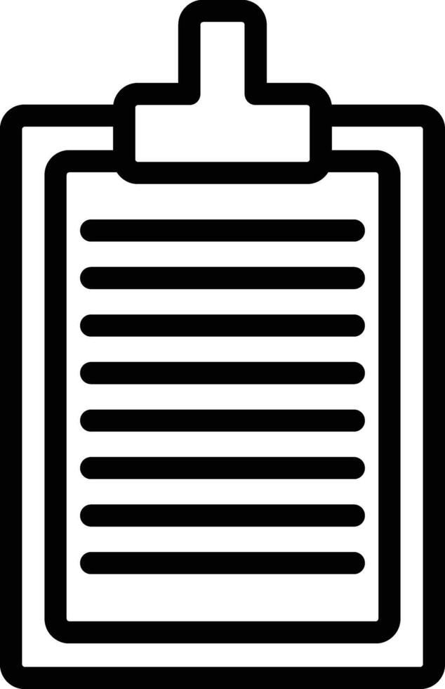 Clipboard Icon Design For Personal and Commerial Use vector