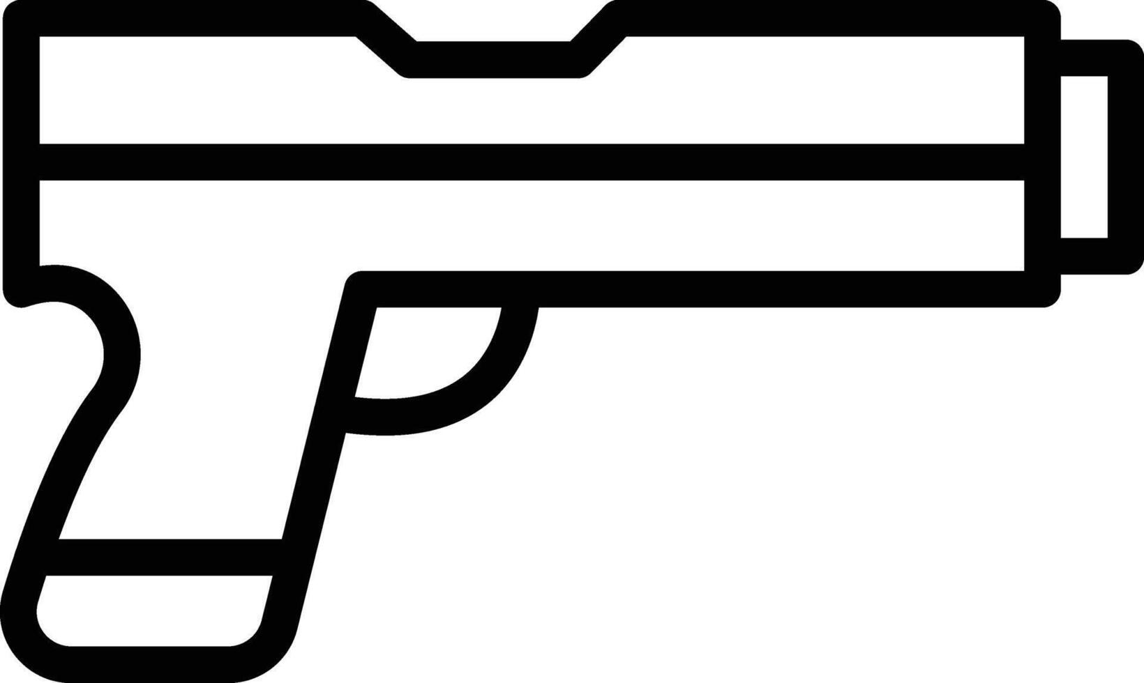 Gun Icon Design For Personal and Commerial Use vector