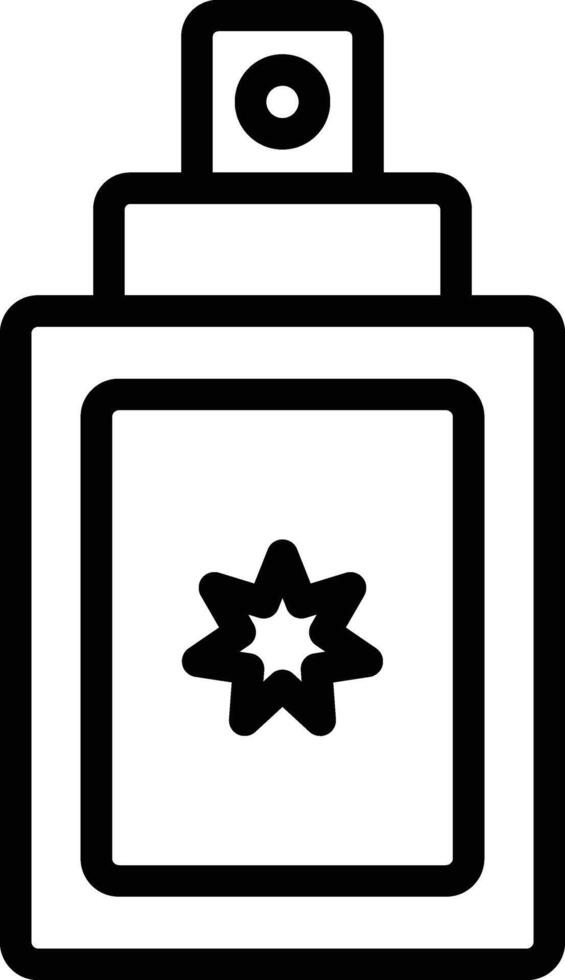 Perfume Bottle Icon Design For Personal and Commerial Use vector