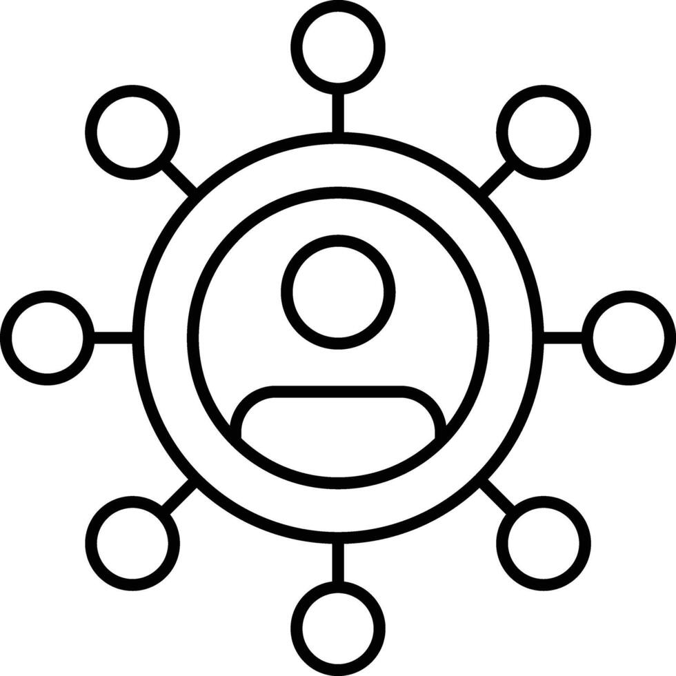 Networking Icon Design For Personal and Commerial Use vector