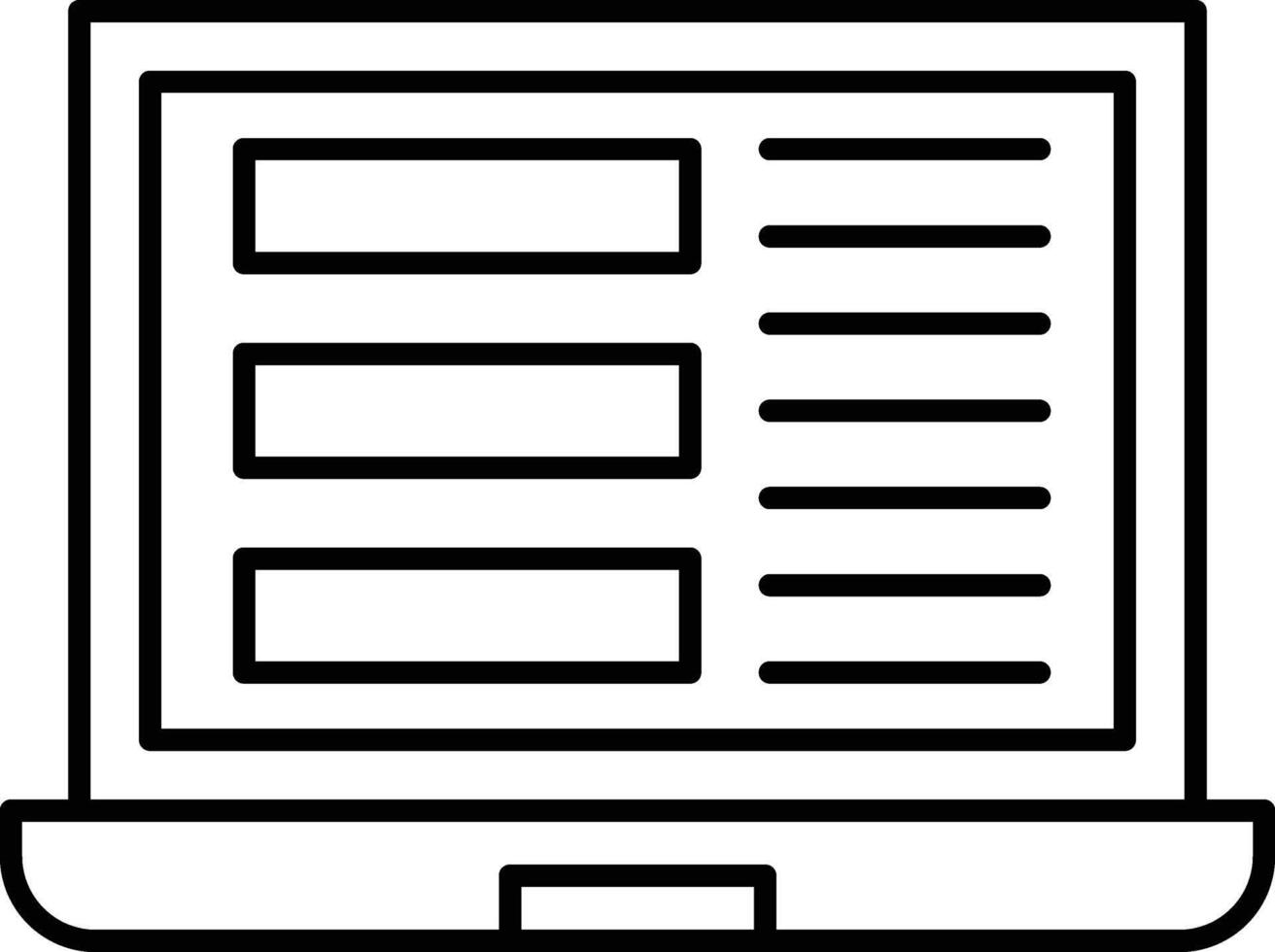 Content Marketing Icon Design For Personal and Commerial Use vector