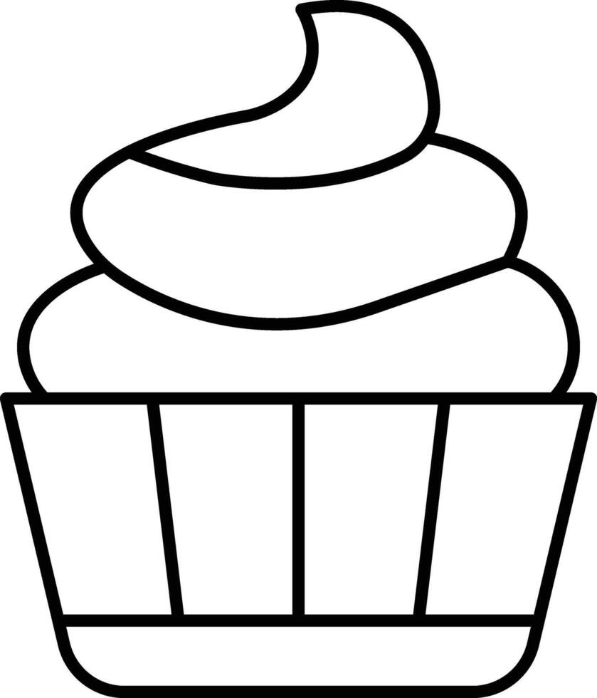Cupcake Icon Design For Personal and Commerial Use vector