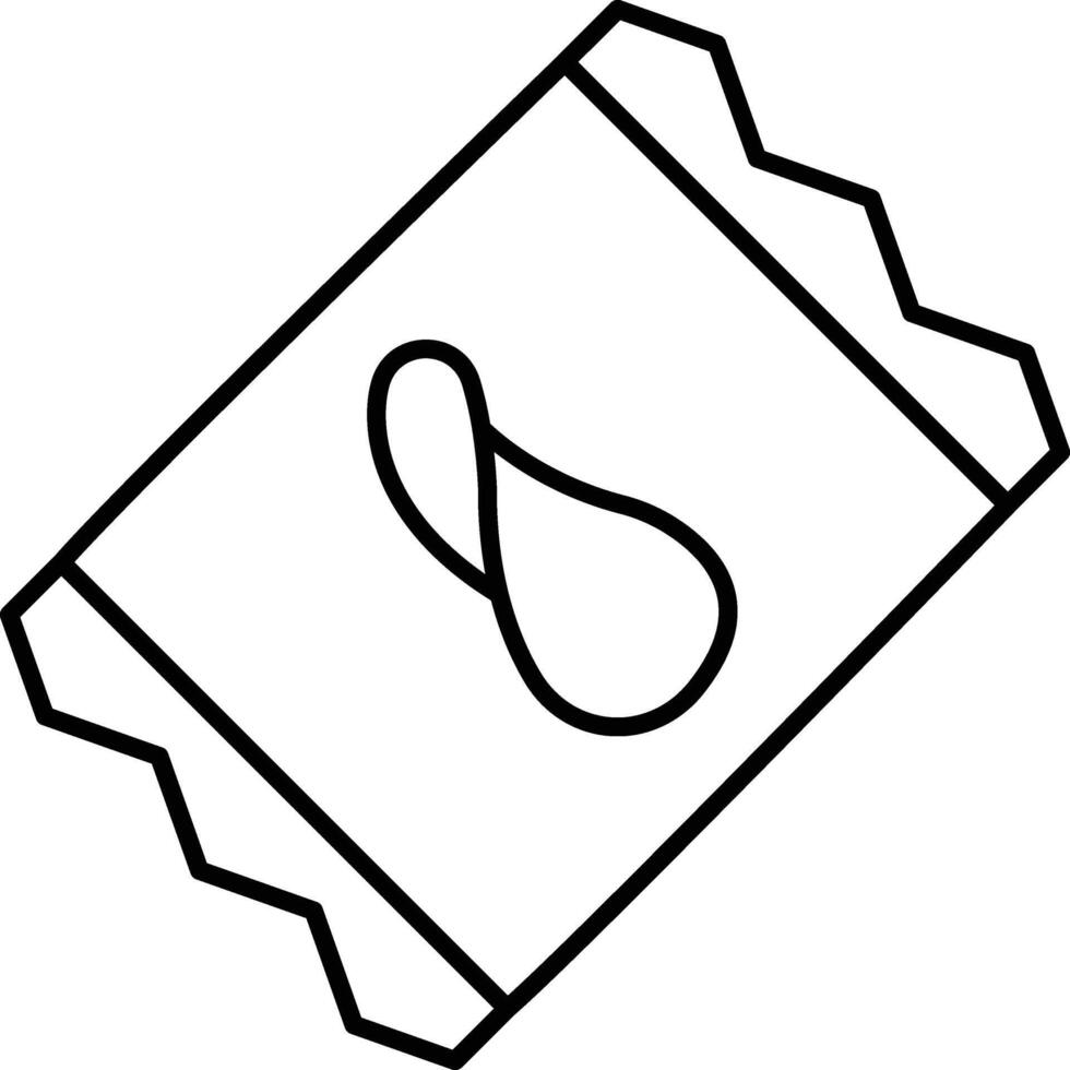 Crisps Icon Design For Personal and Commerial Use vector