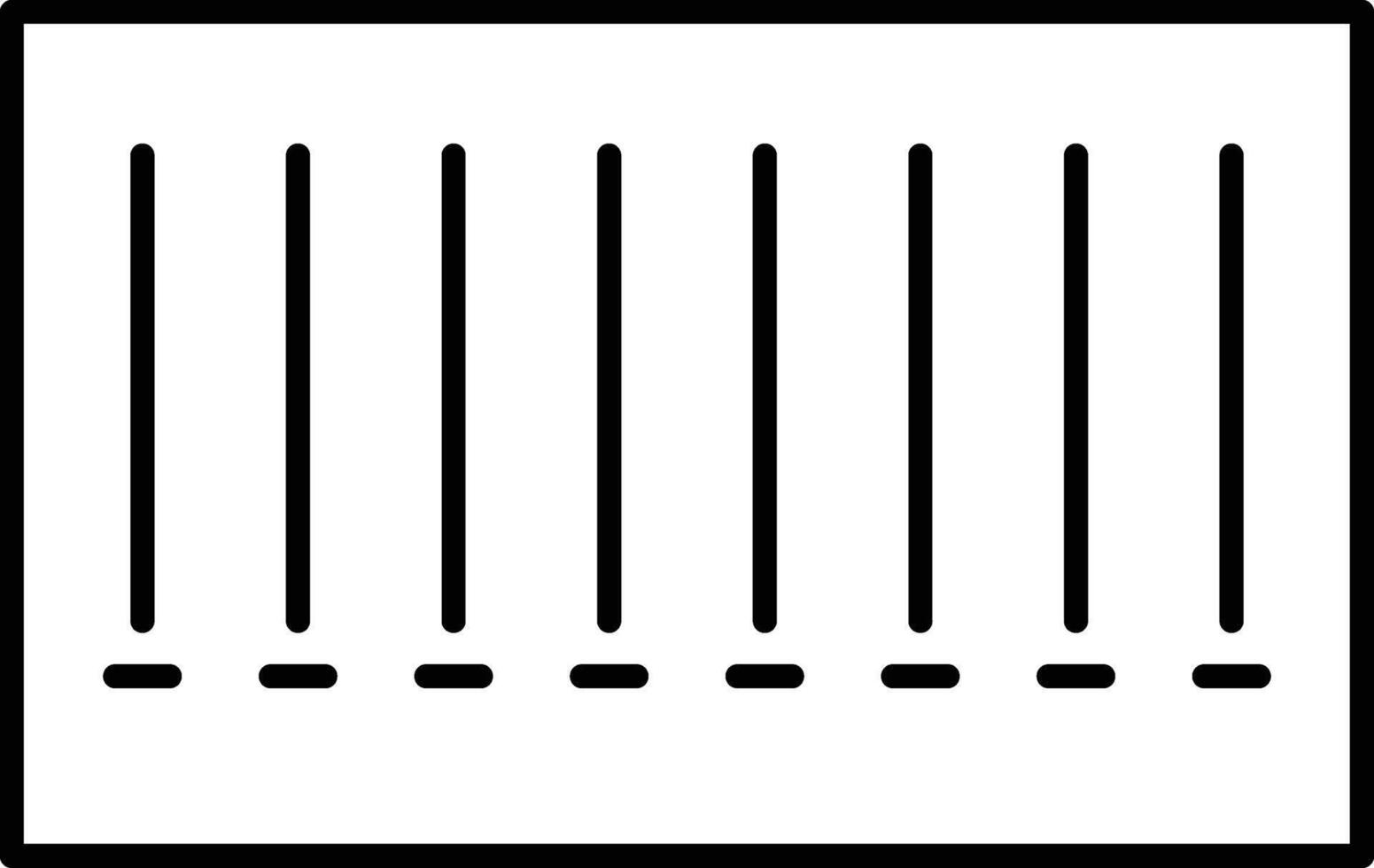 Barcode Icon Design For Personal and Commerial Use vector