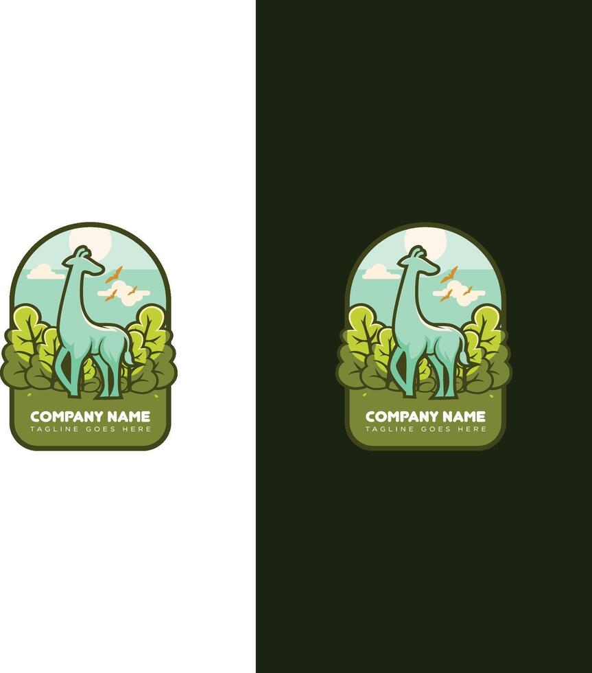 Deer logos, Animal logo design vector