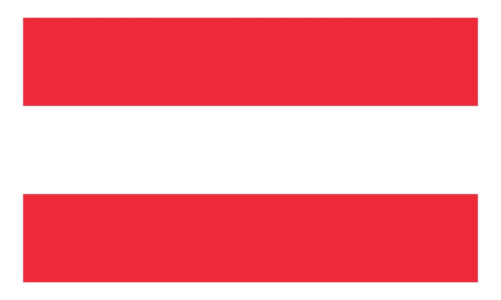 Austria flag official colors and proportion illustration vector