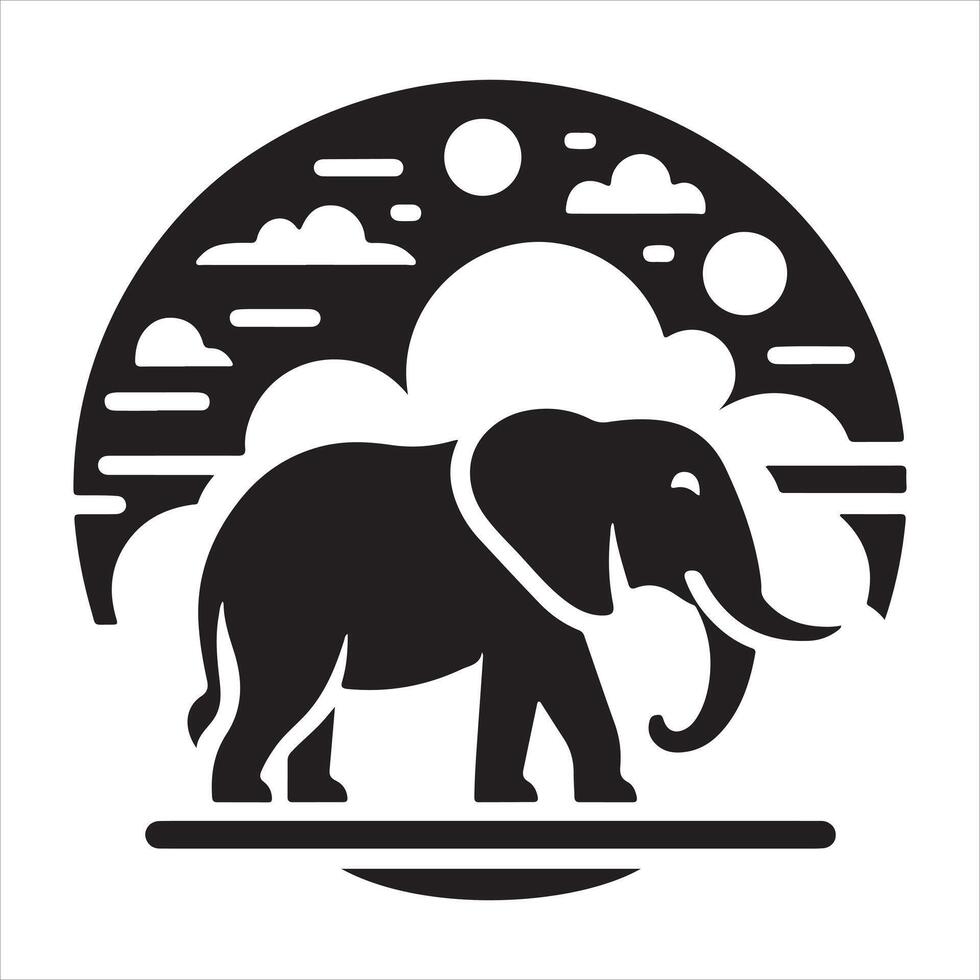 Elephant Art Illustration vector