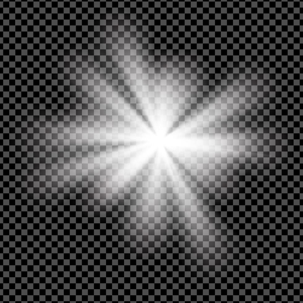 Starburst or party light effect vector