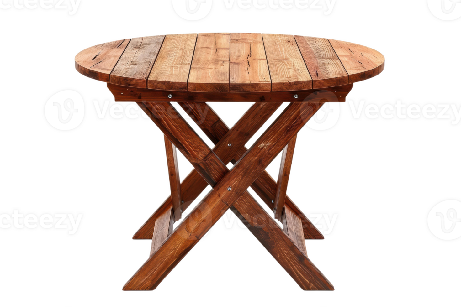 Rustic Wooden Garden Table png