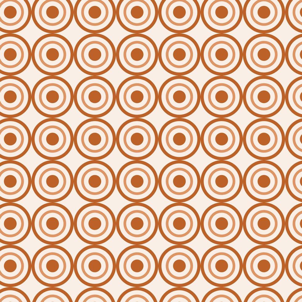 brown circular pattern line art illustration vector