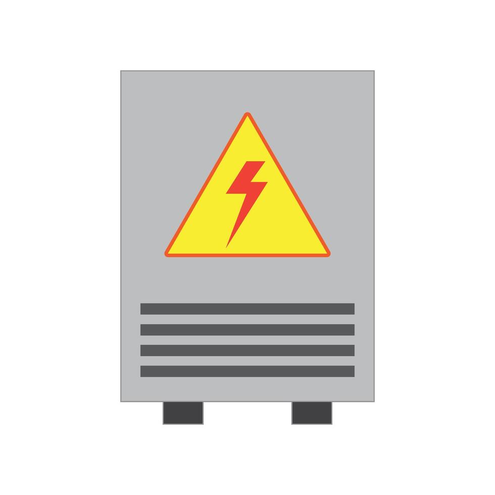 electrical box panel icon illustration design template vector