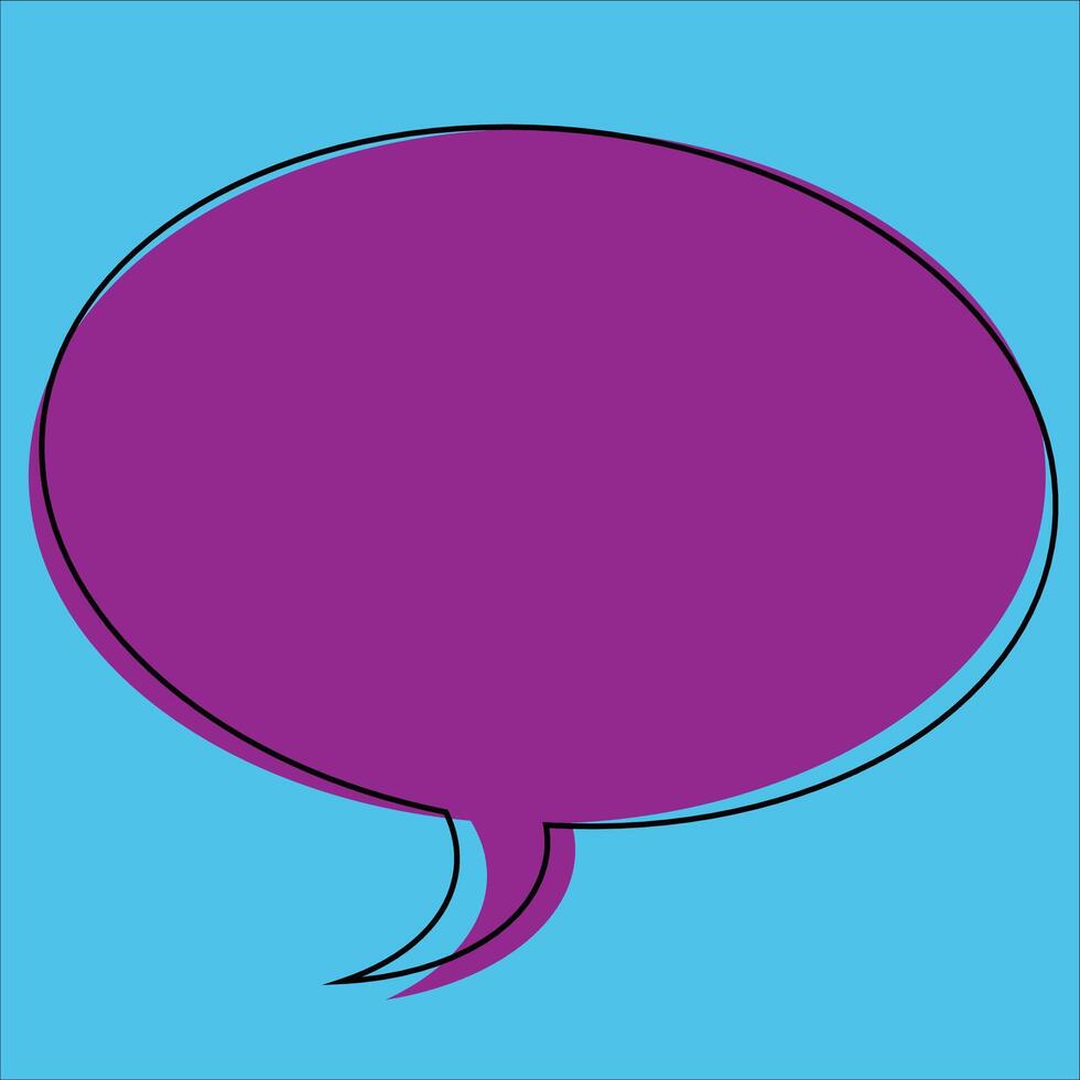 A speech bubble illustration, suitable for advertisements and announcements, good for signs and tags and stickers, and could be used as a logos and apps and social media and web designs, talking icon vector