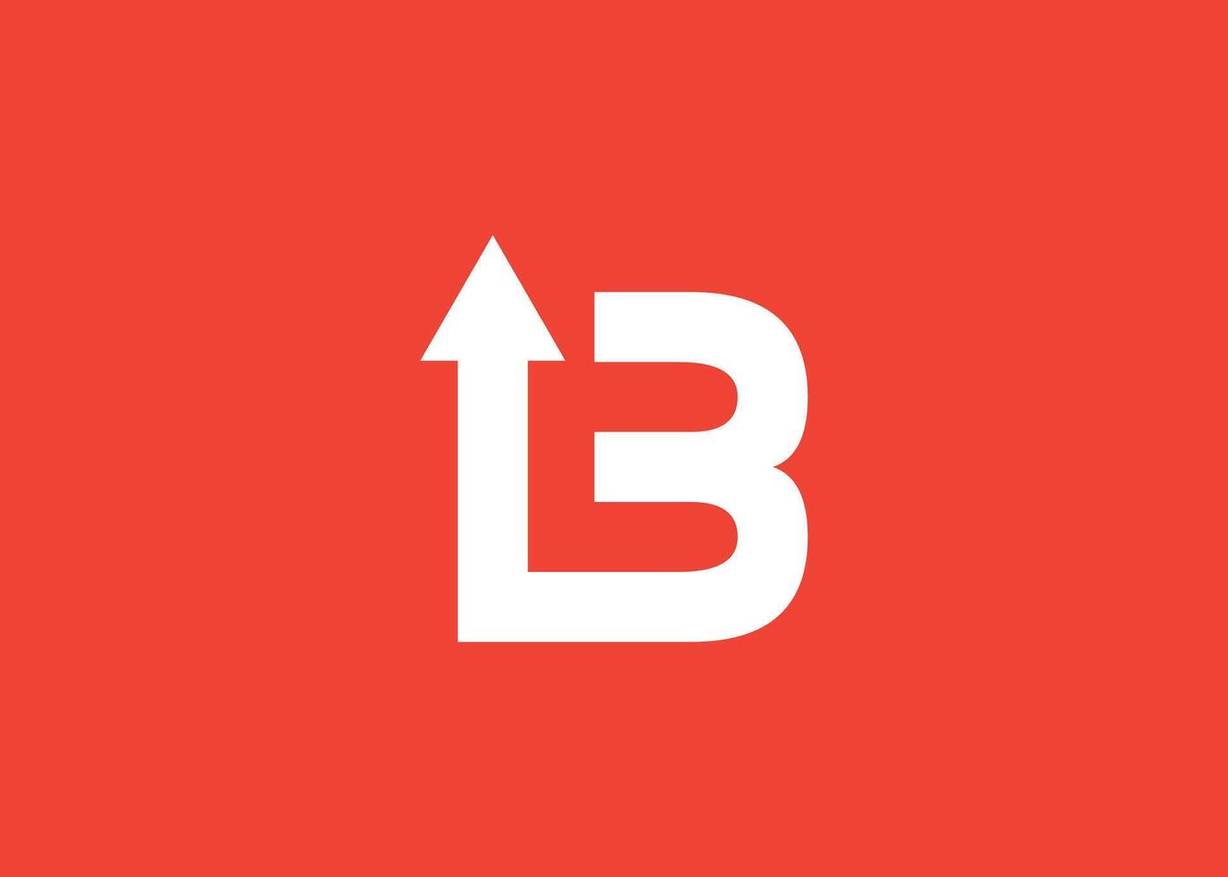 Minimal and professional letter B arrow logo design template. Simple arrow logo vector