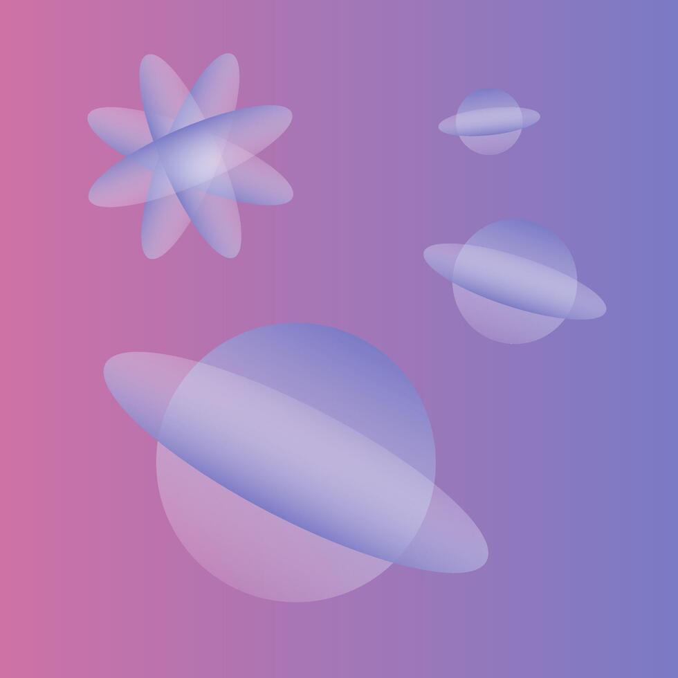 Background space gradient vector