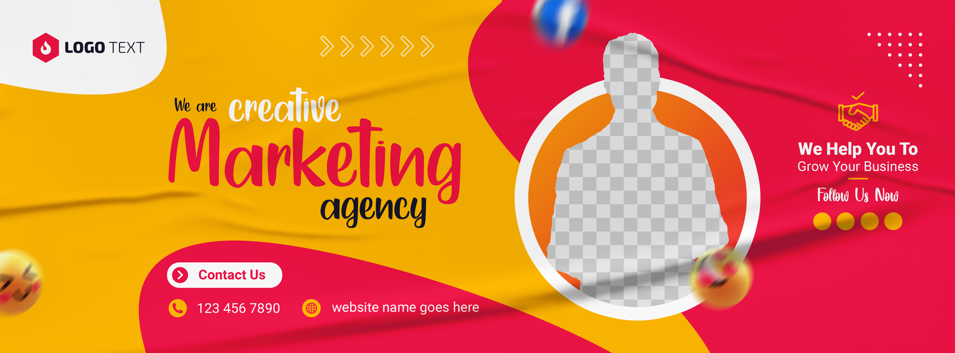 Creative corporate business marketing social media cover web banner post template psd
