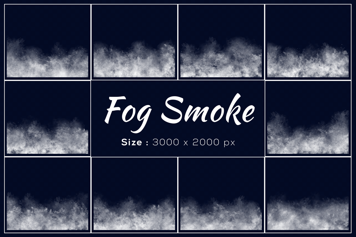 Fog smoke powder explosion background template set collection psd