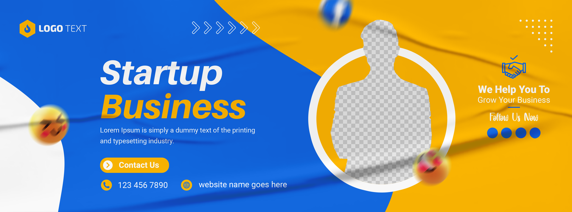 Creative corporate business marketing social media cover web banner post template psd