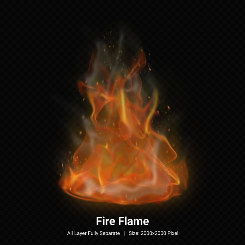 Fire flame curve wave background template psd