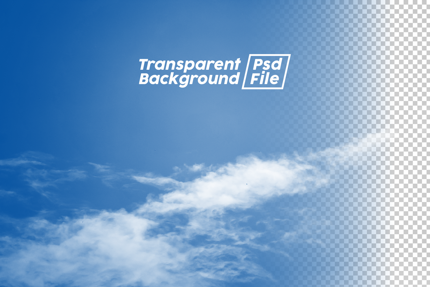 Cloud Transparent Background File psd