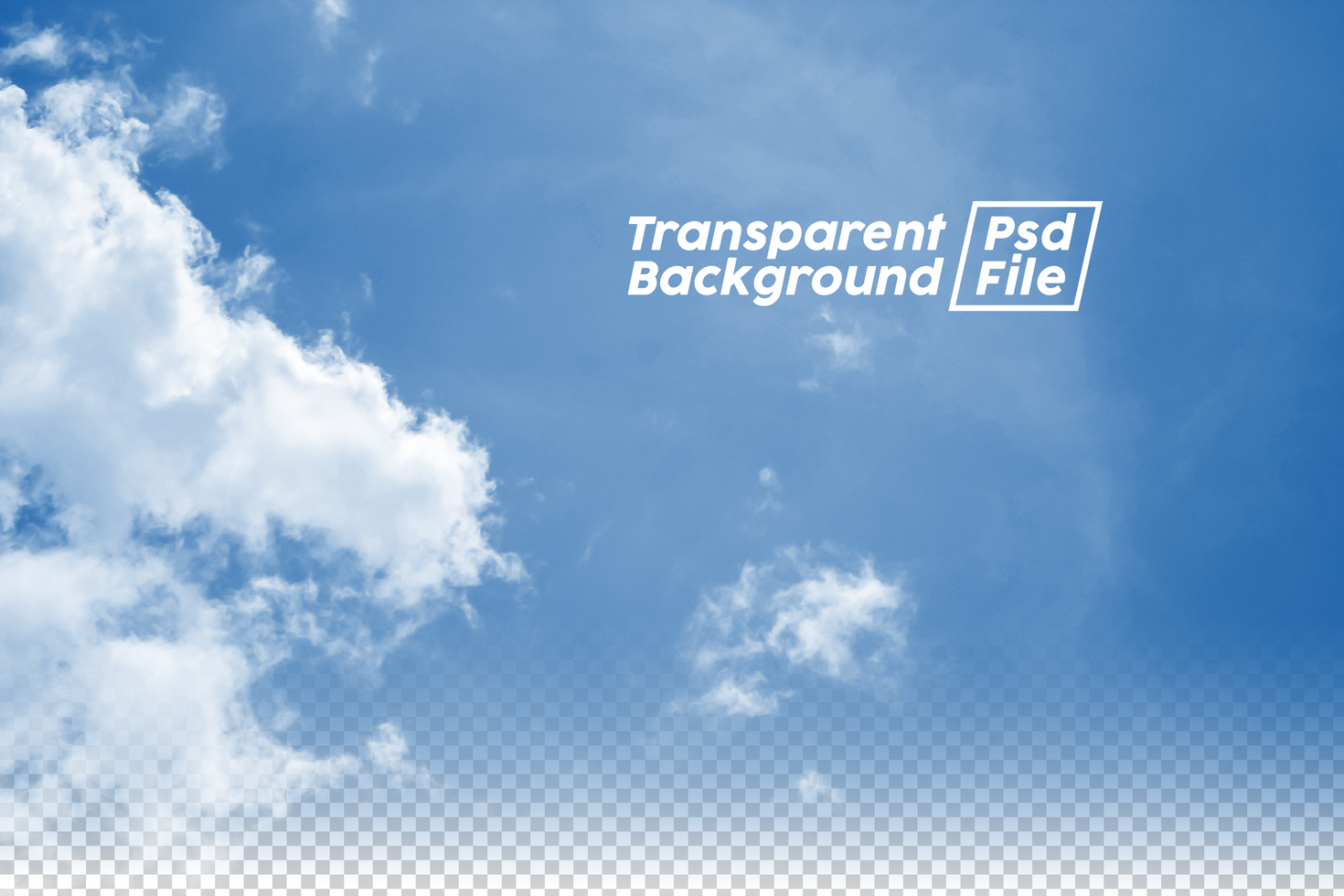 Cloud Transparent Background File psd