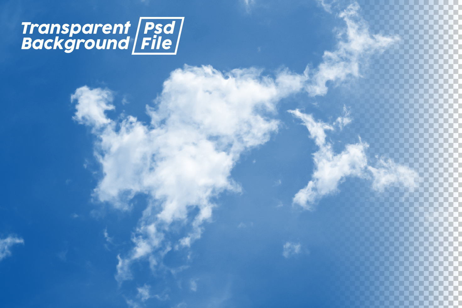 Cloud Transparent Background File psd