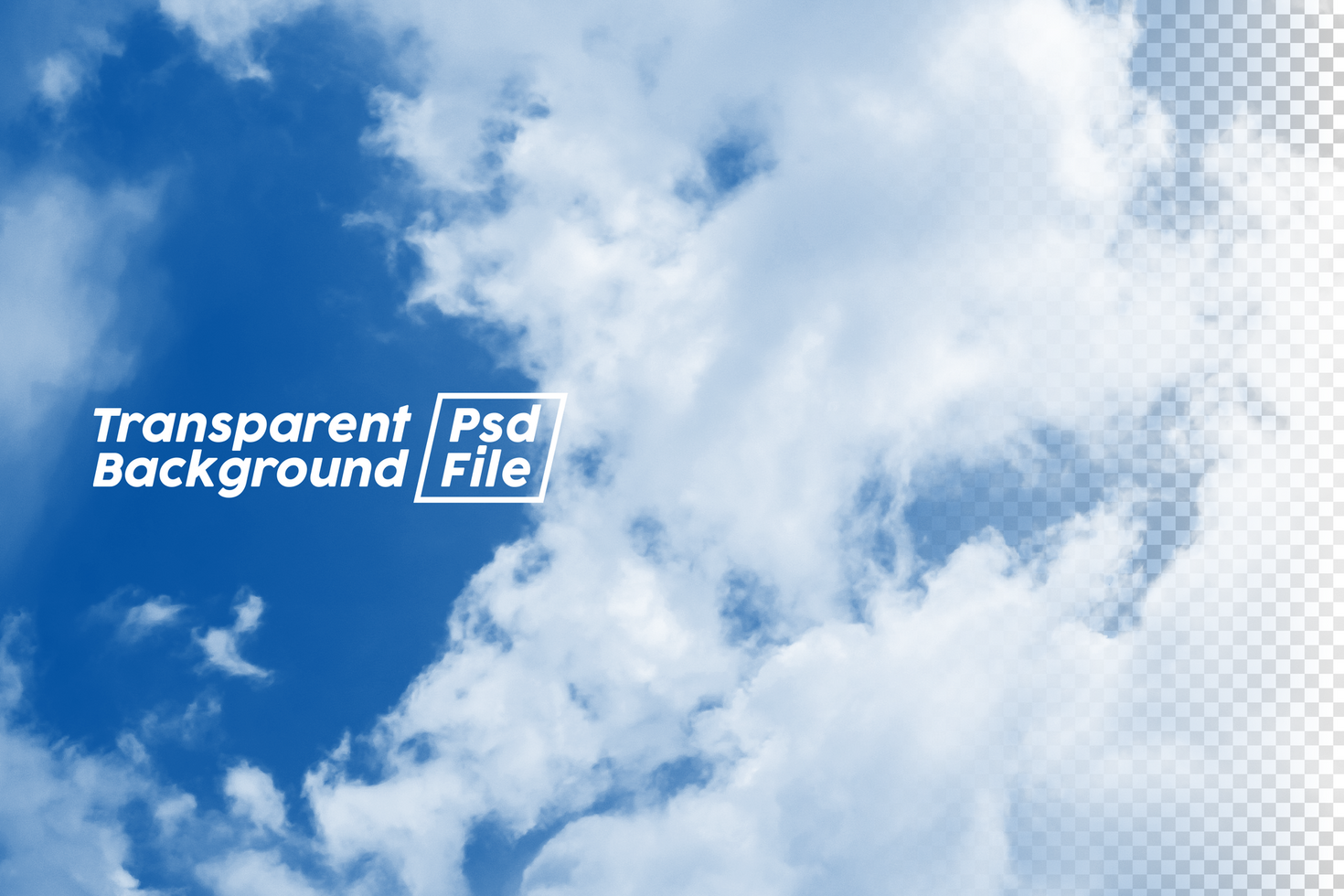 Cloud Transparent Background File psd