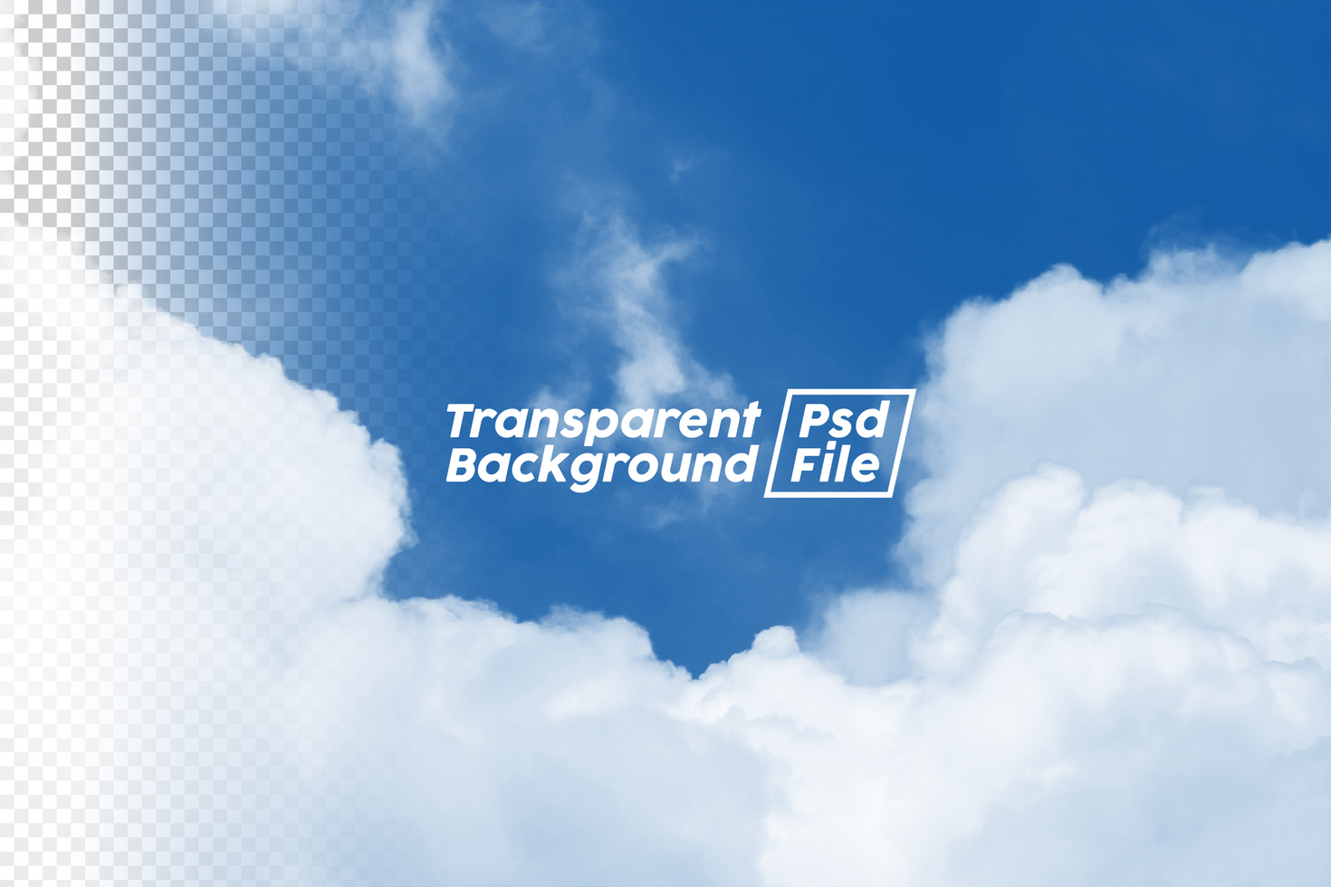 Cloud Transparent Background File psd
