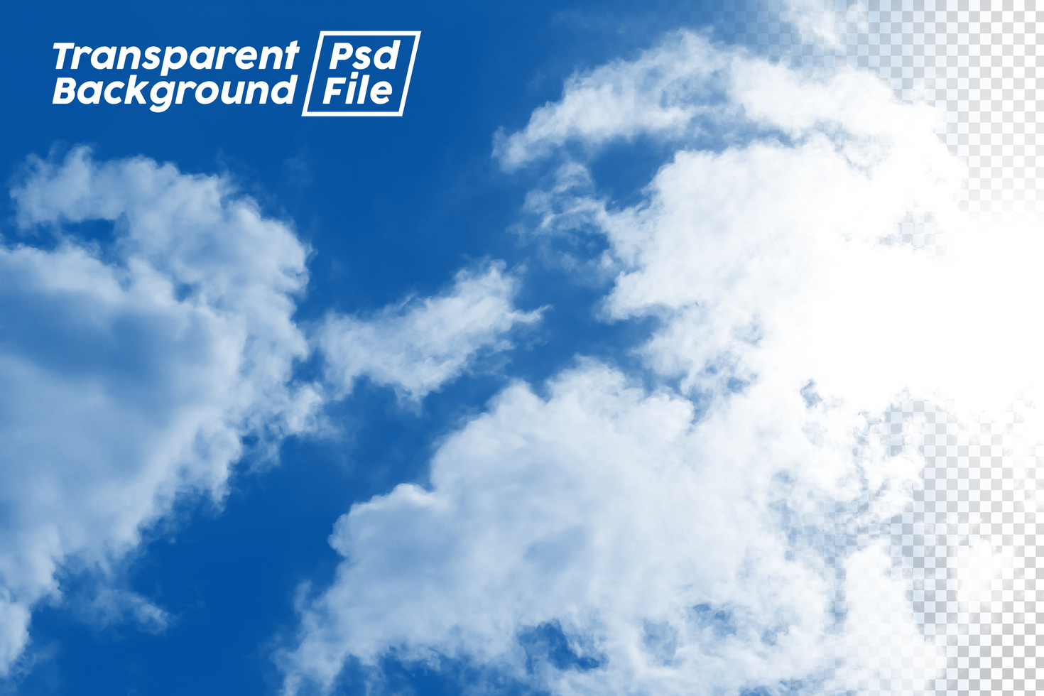 Cloud Transparent Background File psd