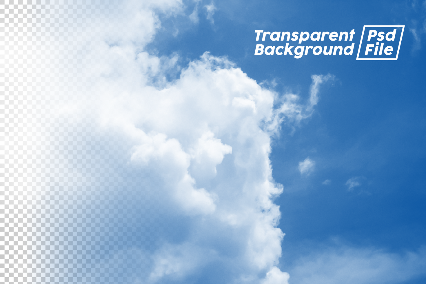 Cloud Transparent Background File psd