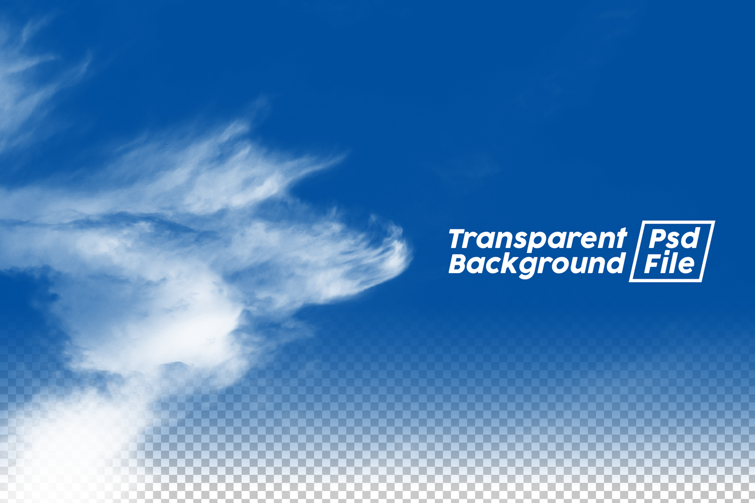 Cloud Transparent Background File psd