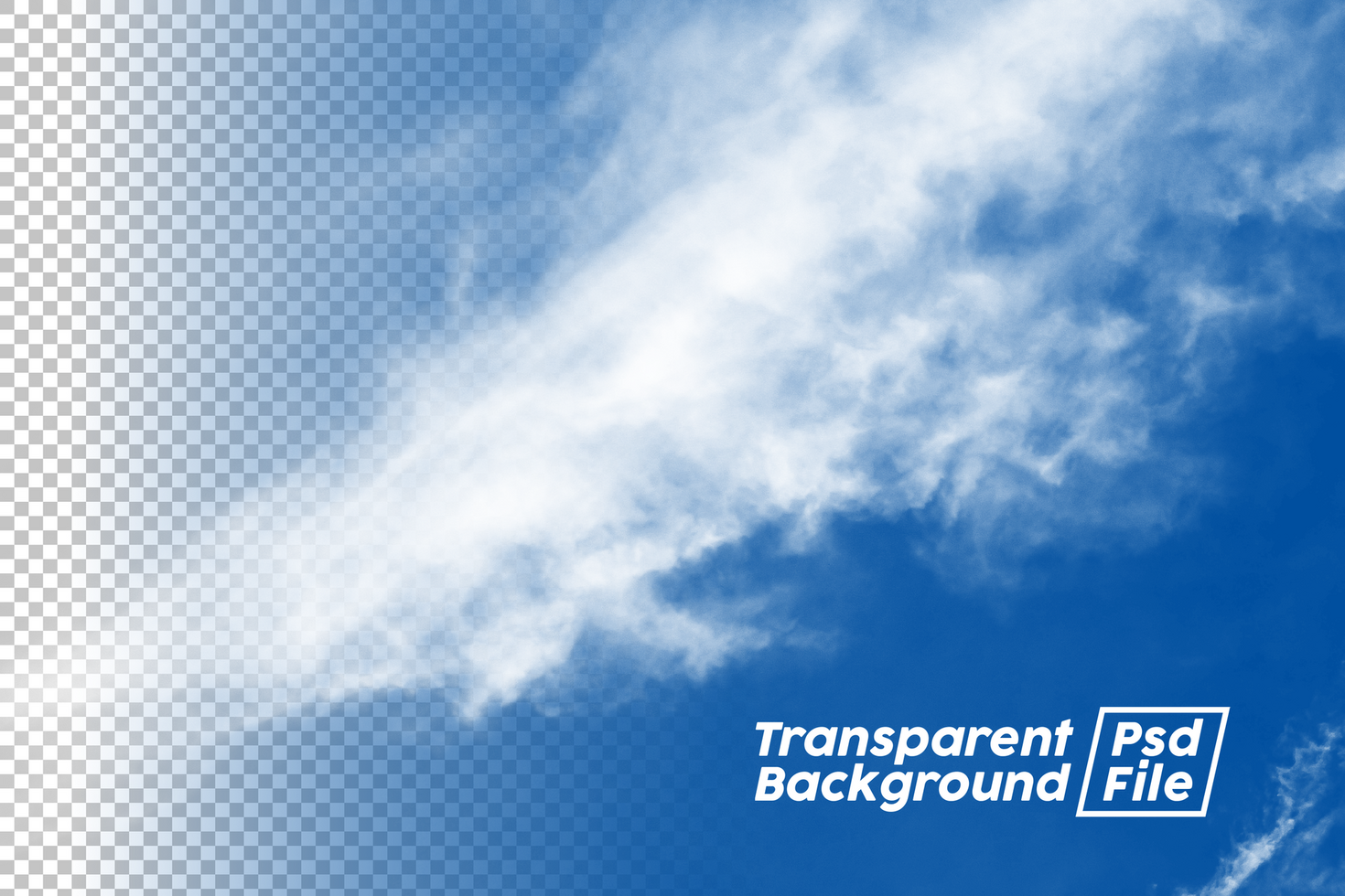 Cloud Transparent Background File psd