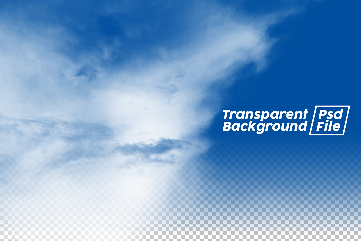 Cloud Transparent Background File psd