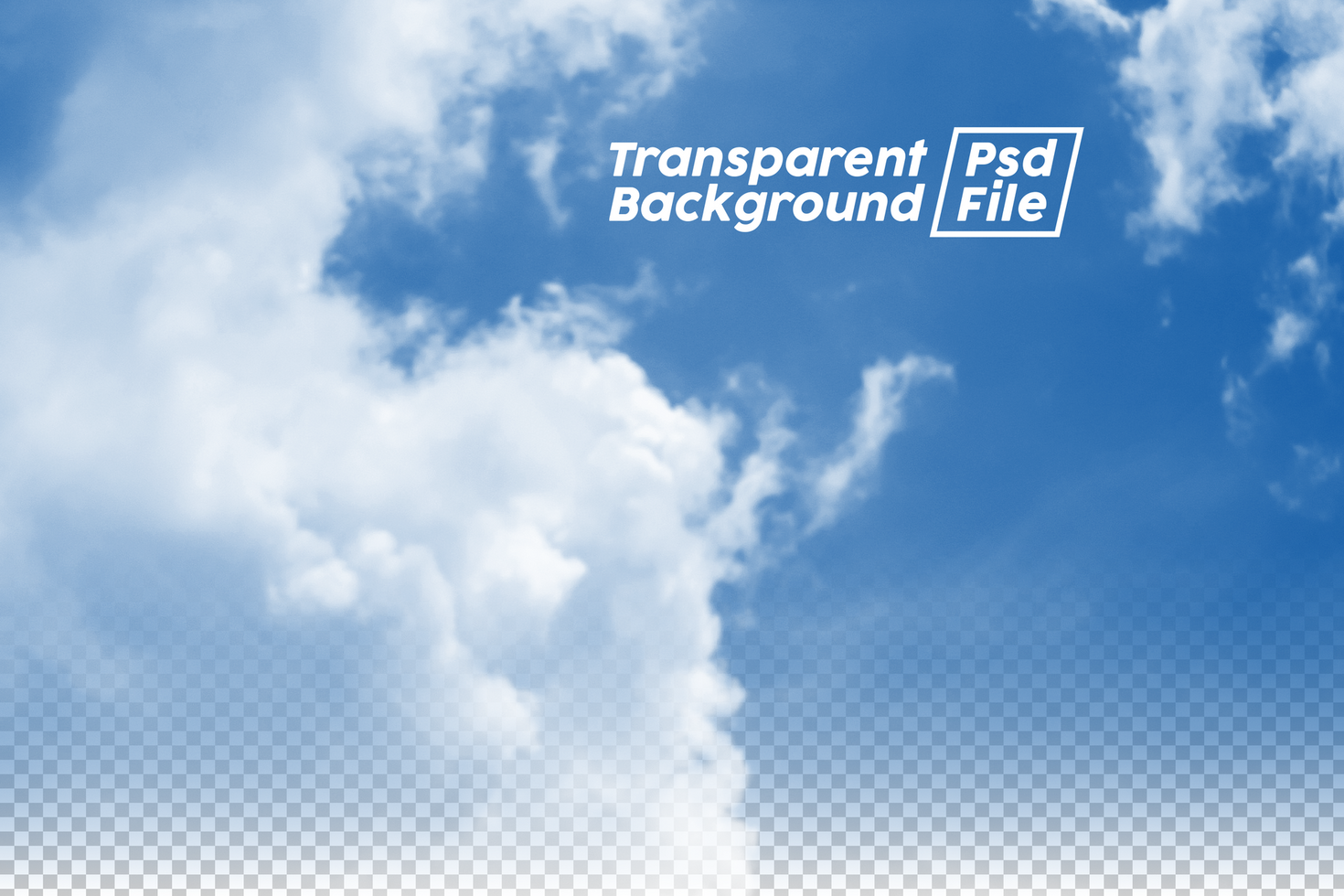 Cloud Transparent Background File psd