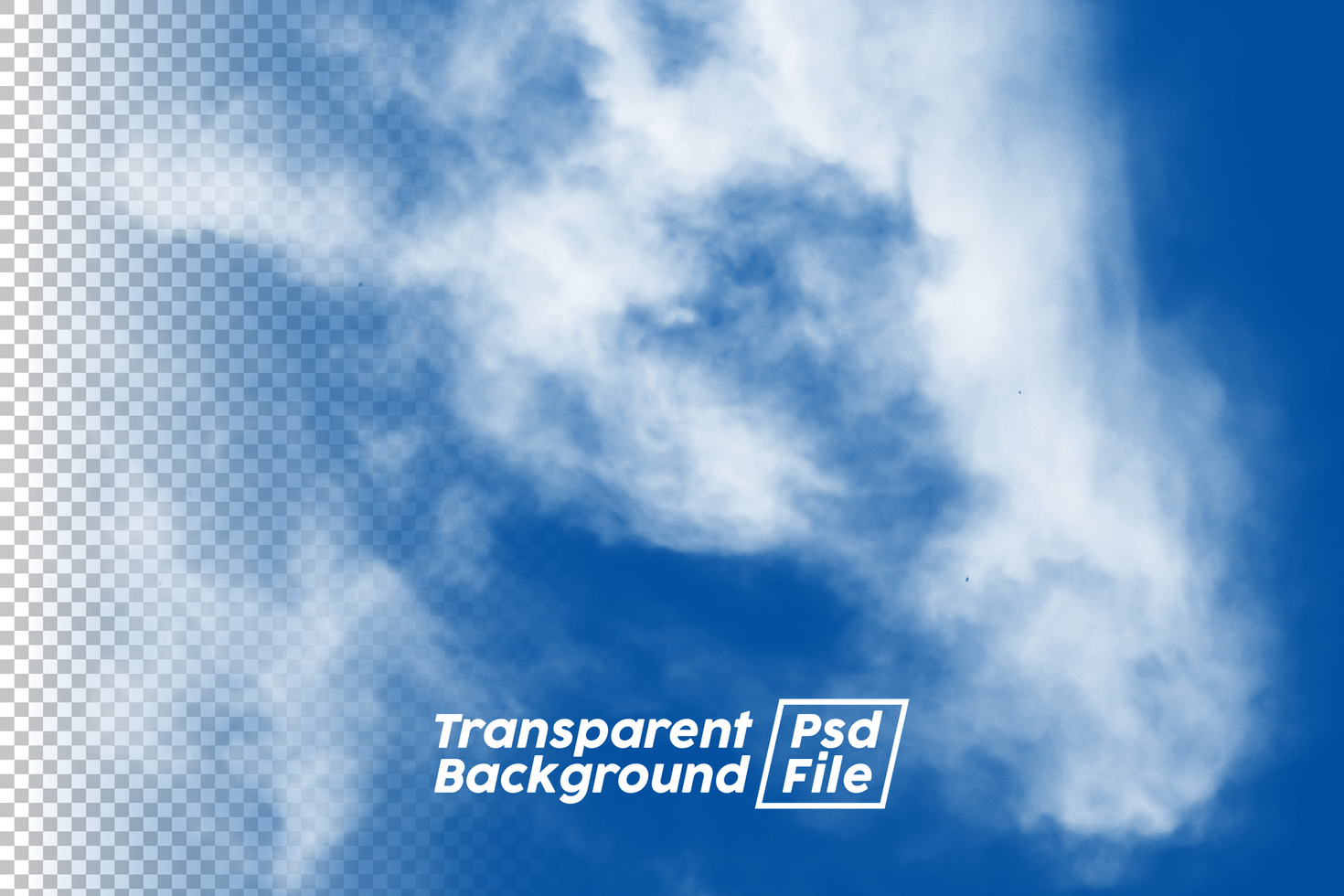 Cloud Transparent Background File psd