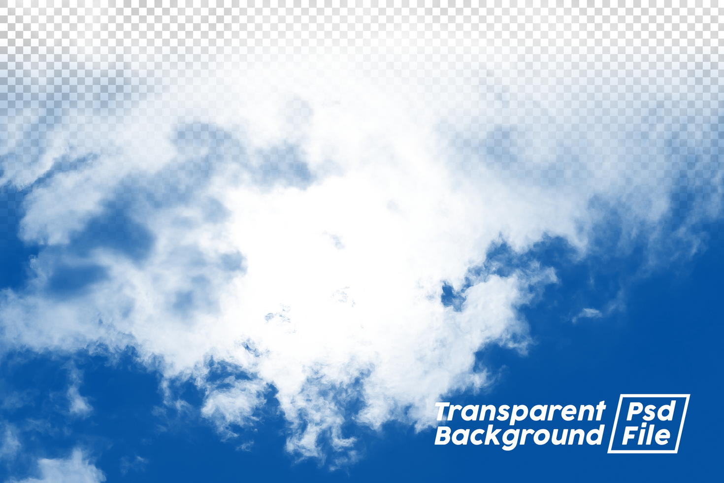 Cloud Transparent Background File psd