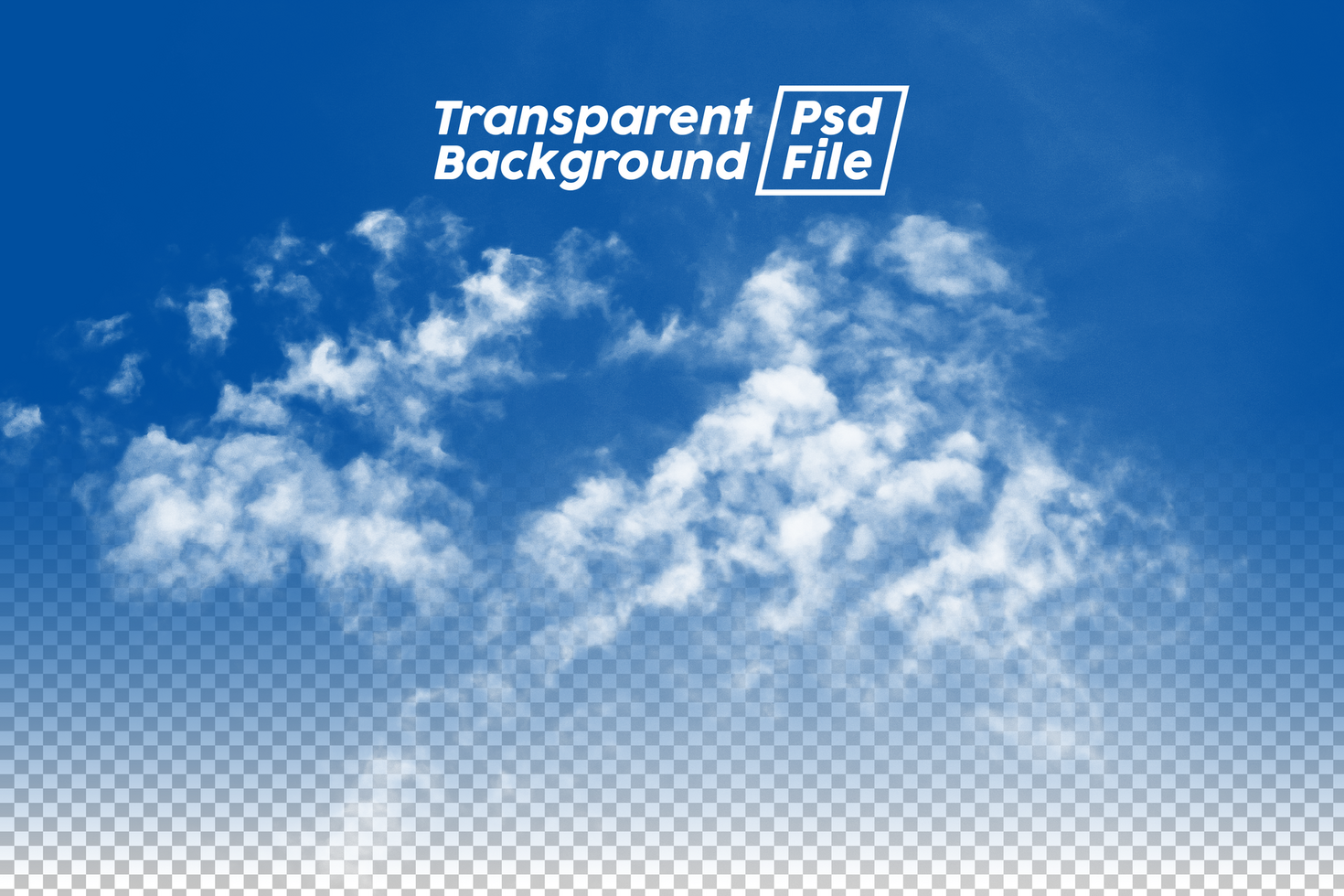 Cloud Transparent Background File psd