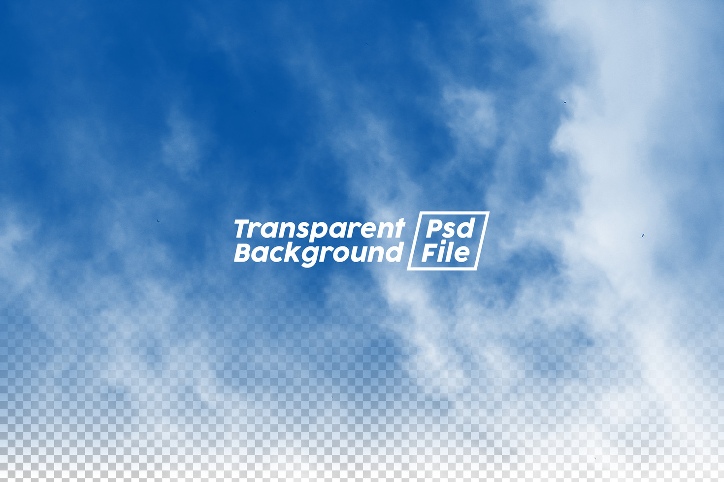Cloud Transparent Background File psd