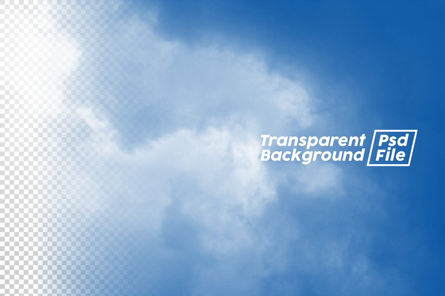 Cloud Transparent Background File psd