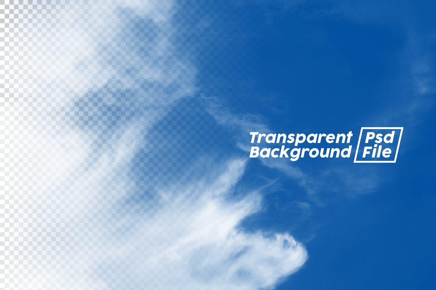 Cloud Transparent Background File psd